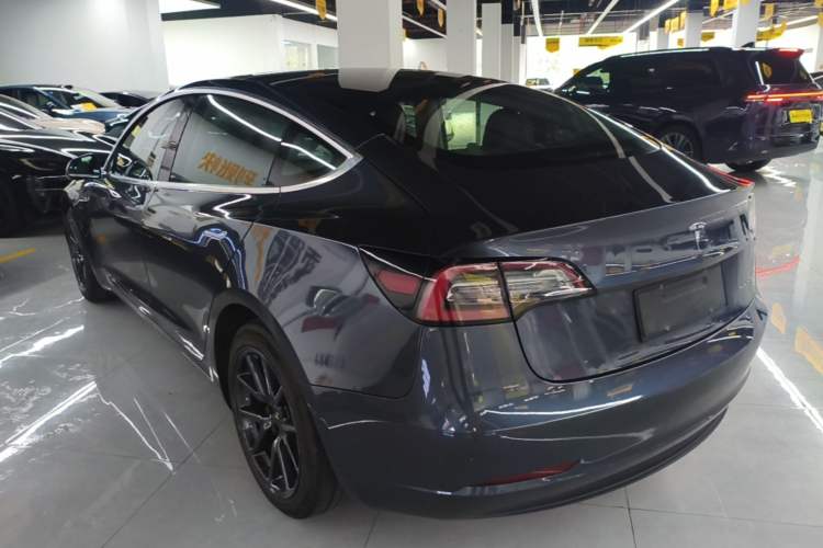 Used Tesla Model 3 2019 Long-Range All-Wheel-Drive Version Rear Left 45 Deg