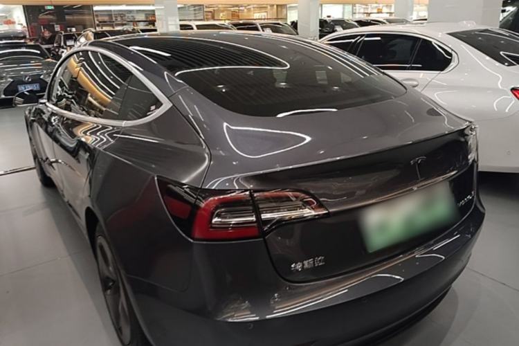 Used Tesla Model 3 2019 Standard Range Rear-Drive Upgraded Version Rear Left 45 Deg