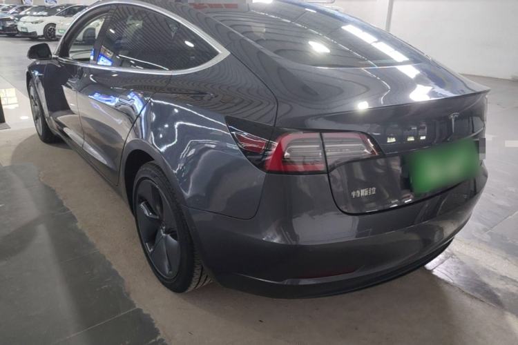 Used Tesla Model 3 2019 Standard Range Rear-Drive Upgraded Version Rear Left 45 Deg