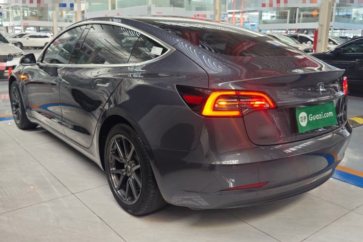 Used Tesla Model 3 2019 Standard Range Rear-Drive Upgraded Version Rear Left 45 Deg