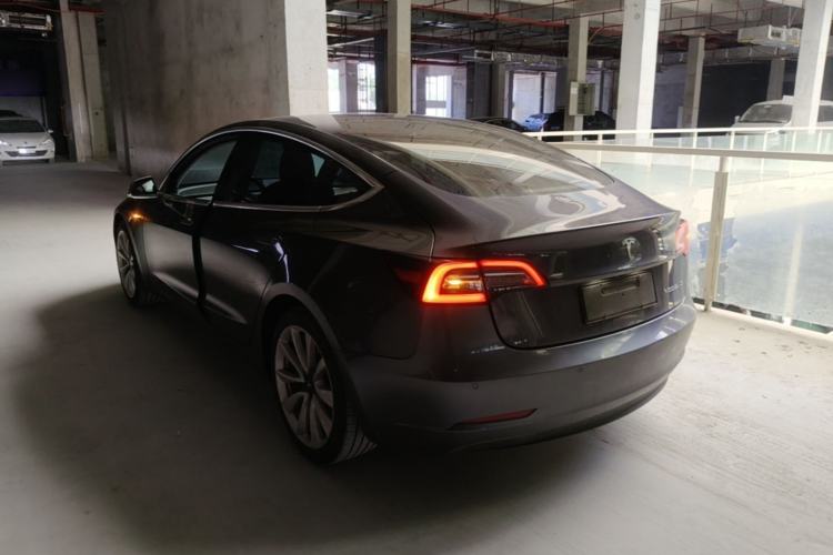 Used Tesla Model 3 2019 Standard Range Rear-Drive Upgraded Version Rear Left 45 Deg