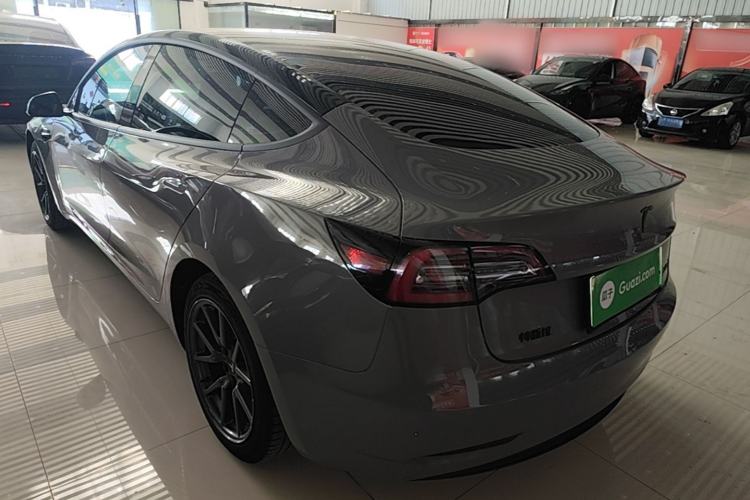 Used Tesla Model 3 2019 Standard Range Rear-Drive Upgraded Version Rear Left 45 Deg