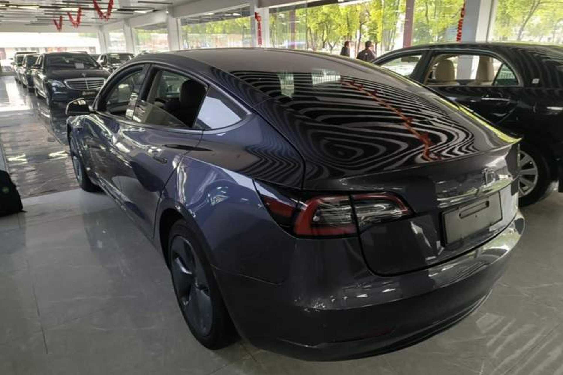 Used Tesla Model 3 2019 Standard Range Rear-Drive Upgraded Version Rear Left 45 Deg