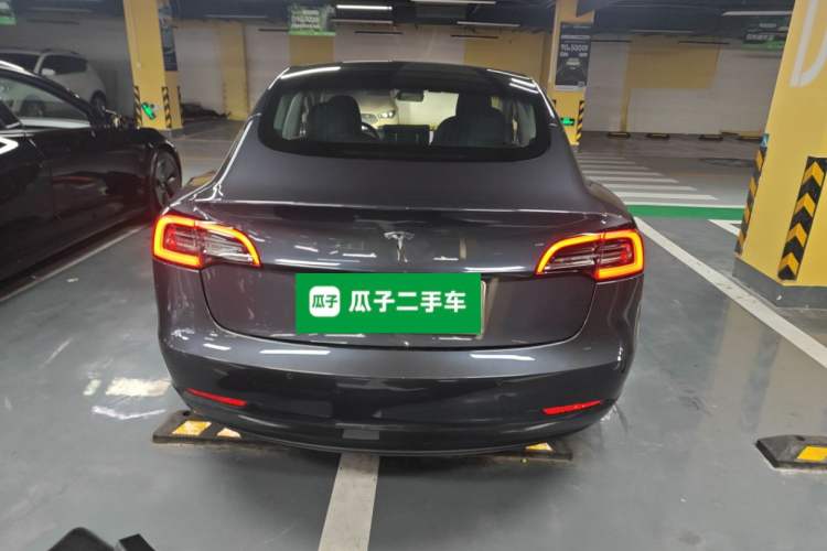 Used Tesla Model 3 2019 Long-Range Rear-Wheel-Drive Version Rear