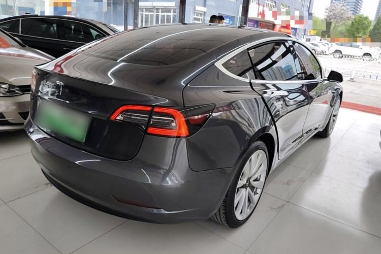 Used Tesla Model 3 2019 Standard Range Rear-Drive Upgraded Version Rear Right 45 Deg