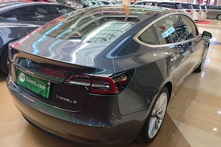 Used Tesla Model 3 2019 Standard Range Rear-Drive Upgraded Version Rear Right 45 Deg