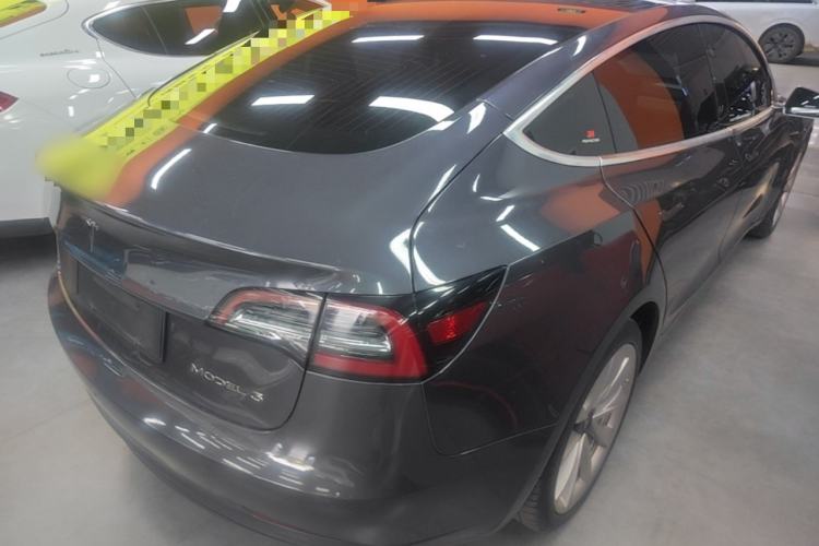 Used Tesla Model 3 2019 Standard Range Rear-Drive Upgraded Version Rear Right 45 Deg