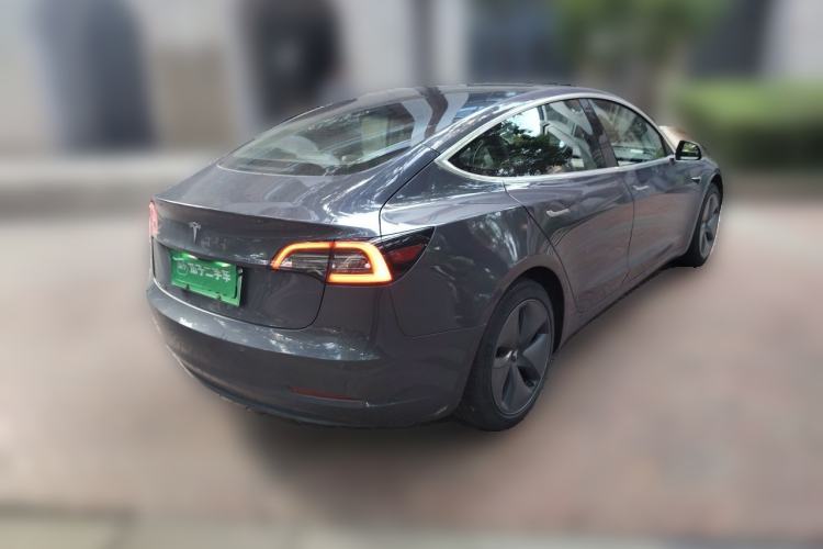 Used Tesla Model 3 2019 Standard Range Rear-Wheel Drive Upgraded Version (60 kWh) Rear Right 45 Deg