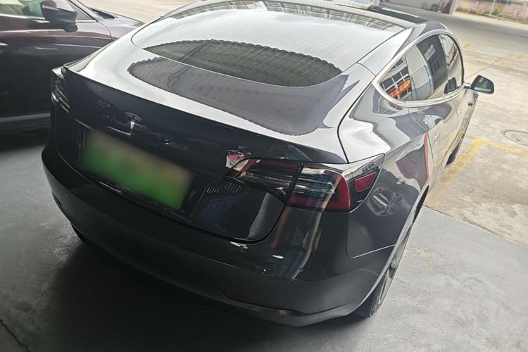 Used Tesla Model 3 2019 Standard Range Rear-Drive Upgraded Version Rear Right 45 Deg