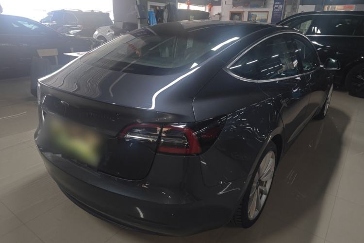 Used Tesla Model 3 2019 Long-Range Rear-Wheel-Drive Version Rear Right 45 Deg