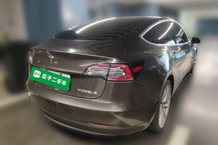 Used Tesla Model 3 2019 Standard Range Rear-Drive Upgraded Version Rear Right 45 Deg