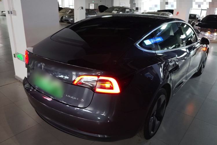 Used Tesla Model 3 2019 Standard Range Rear-Drive Upgraded Version Rear Right 45 Deg
