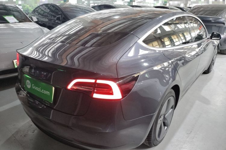 Used Tesla Model 3 2019 Long-Range Rear-Wheel-Drive Version Rear Right 45 Deg