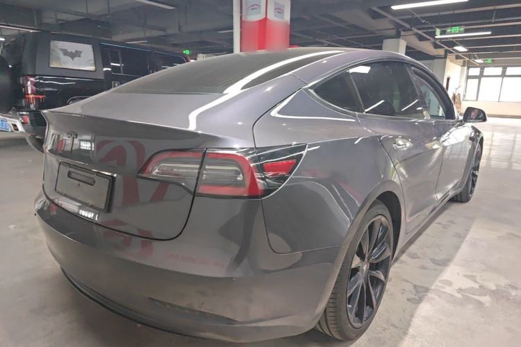 Used Tesla Model 3 2019 Standard Range Rear-Drive Upgraded Version Rear Right 45 Deg