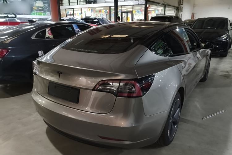 Used Tesla Model 3 2019 Long-Range All-Wheel-Drive Version Rear Right 45 Deg