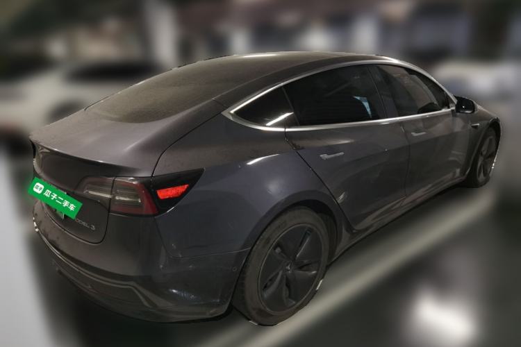 Used Tesla Model 3 2019 Standard Range Rear-Drive Upgraded Version Rear Right 45 Deg