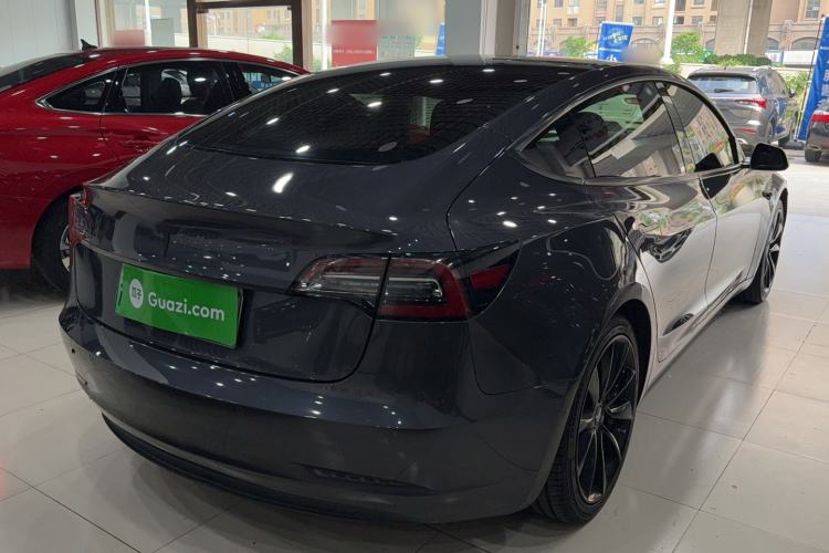 Used Tesla Model 3 2019 Standard Range Rear-Drive Upgraded Version Rear Right 45 Deg