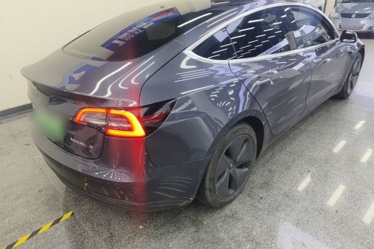 Used Tesla Model 3 2019 Standard Range Rear-Drive Upgraded Version Rear Right 45 Deg