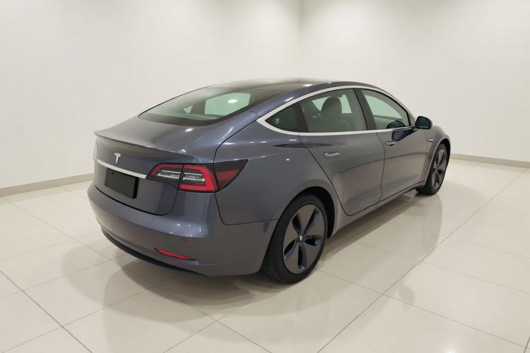 Used Tesla Model 3 2019 Long-Range All-Wheel-Drive Version Rear Right 45 Deg