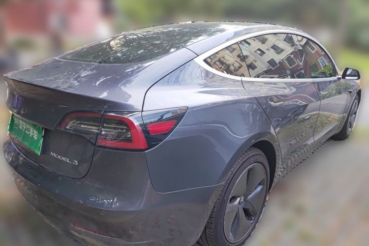 Used Tesla Model 3 2019 Standard Range Rear-Drive Upgraded Version Rear Right 45 Deg