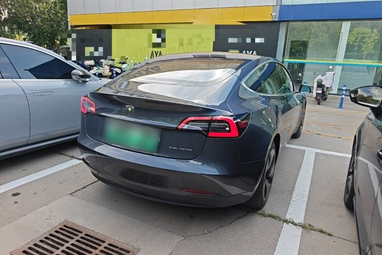 Used Tesla Model 3 2019 Long-Range All-Wheel-Drive Version Rear Right 45 Deg