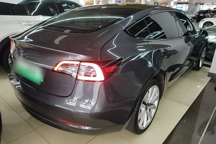 Used Tesla Model 3 2019 Standard Range Rear-Drive Upgraded Version Rear Right 45 Deg