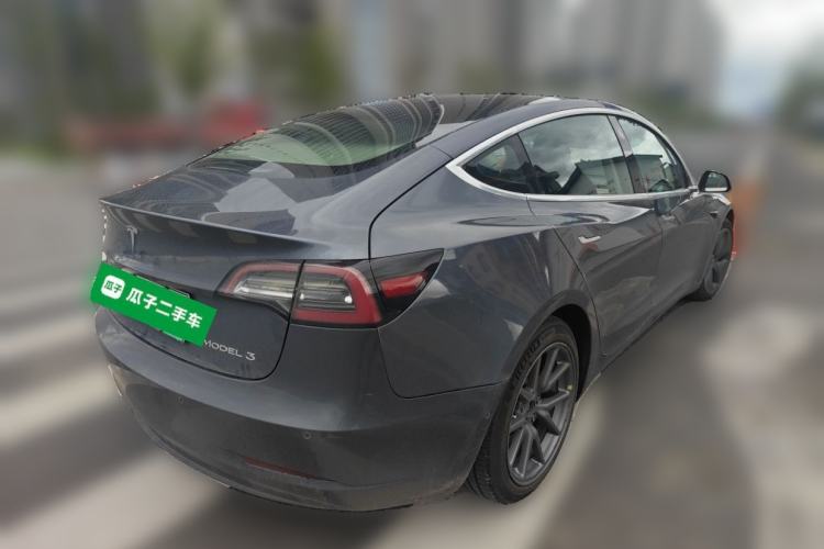 Used Tesla Model 3 2019 Standard Range Rear-Drive Upgraded Version Rear Right 45 Deg
