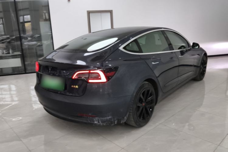 Used Tesla Model 3 2019 Long-Range Rear-Wheel-Drive Version Rear Right 45 Deg