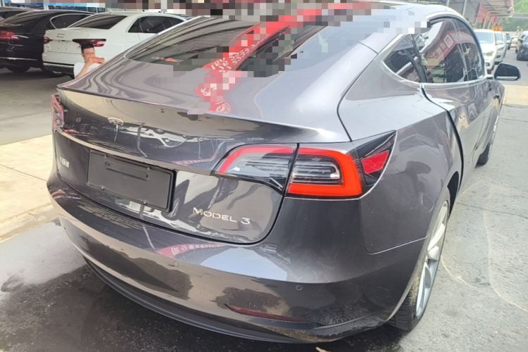 Used Tesla Model 3 2019 Standard Range Rear-Drive Upgraded Version Rear Right 45 Deg