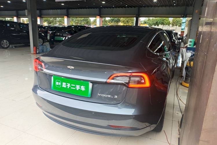 Used Tesla Model 3 2019 Standard Range Rear-Drive Upgraded Version Rear Right 45 Deg