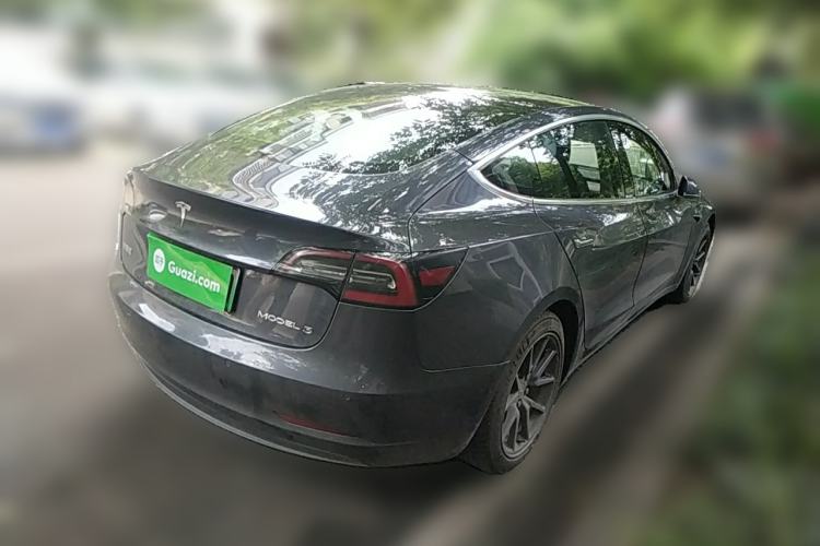 Used Tesla Model 3 2019 Standard Range Rear-Drive Upgraded Version Rear Right 45 Deg