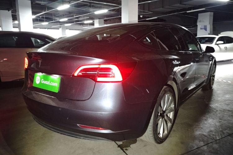 Used Tesla Model 3 2019 Standard Range Rear-Drive Upgraded Version Rear Right 45 Deg
