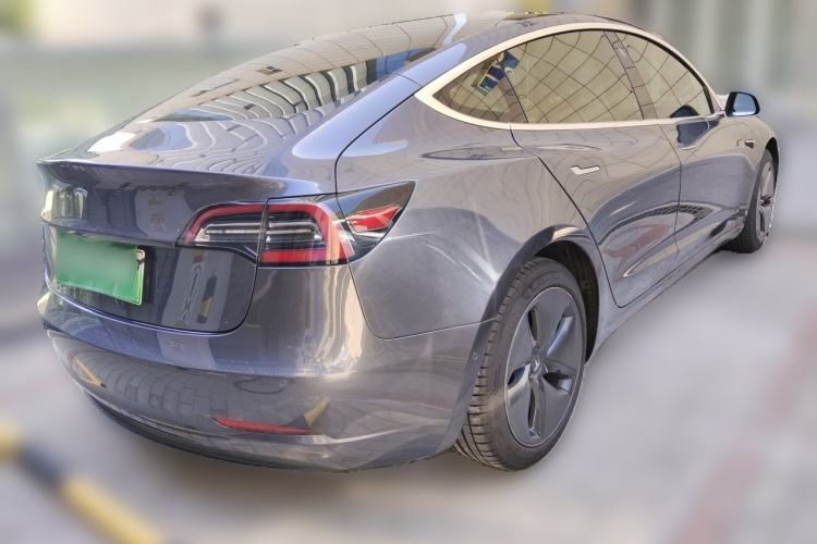 Used Tesla Model 3 2019 Long-Range Rear-Wheel-Drive Version Rear Right 45 Deg
