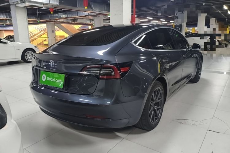 Used Tesla Model 3 2019 Standard Range Rear-Wheel Drive Upgraded Version (52 kWh) Rear Right 45 Deg