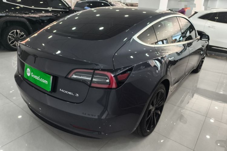 Used Tesla Model 3 2019 Standard Range Rear-Drive Upgraded Version Rear Right 45 Deg