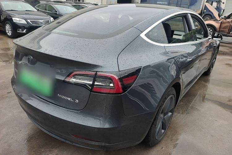 Used Tesla Model 3 2019 Standard Range Rear-Drive Upgraded Version Rear Right 45 Deg
