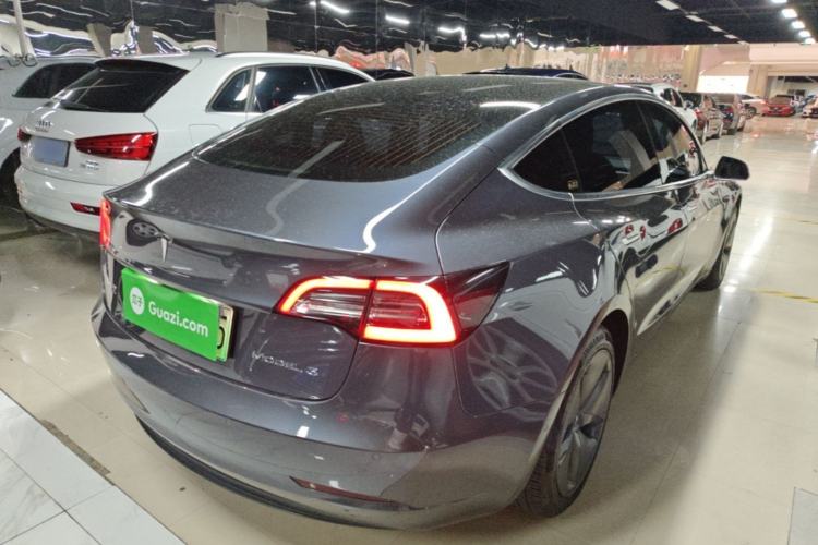 Used Tesla Model 3 2019 Long-Range All-Wheel-Drive Version Rear Right 45 Deg