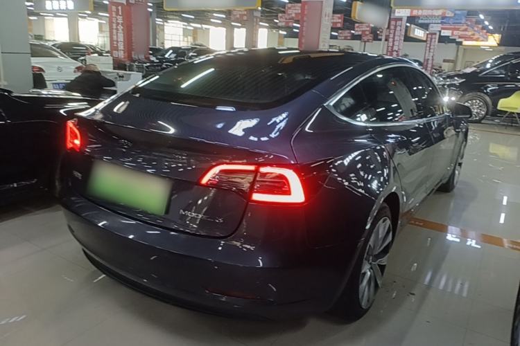 Used Tesla Model 3 2019 Standard Range Rear-Drive Upgraded Version Rear Right 45 Deg