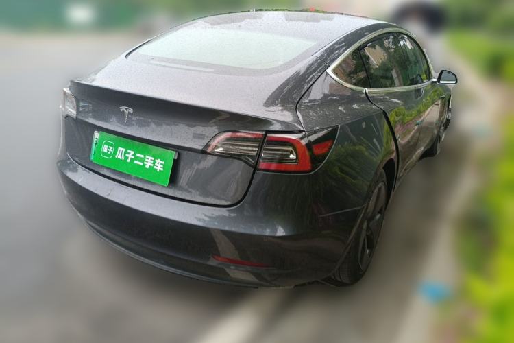 Used Tesla Model 3 2019 Long-Range Rear-Wheel-Drive Version Rear Right 45 Deg