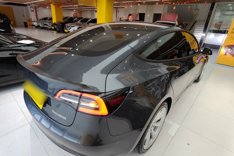 Used Tesla Model 3 2019 Performance High-Performance All-Wheel-Drive Version Rear Right 45 Deg