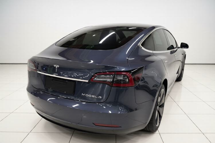 Used Tesla Model 3 2019 Standard Range Rear-Drive Upgraded Version Rear Right 45 Deg