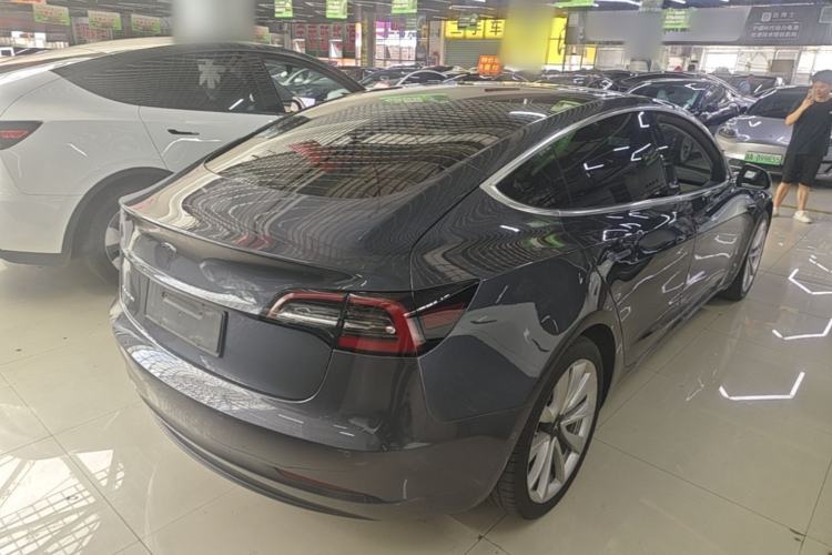 Used Tesla Model 3 2019 Long-Range All-Wheel-Drive Version Rear Right 45 Deg