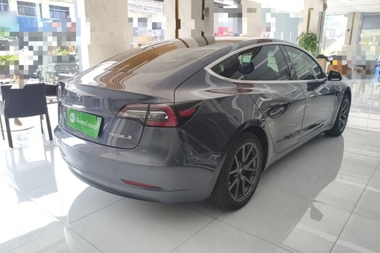 Used Tesla Model 3 2019 Standard Range Rear-Drive Upgraded Version Rear Right 45 Deg