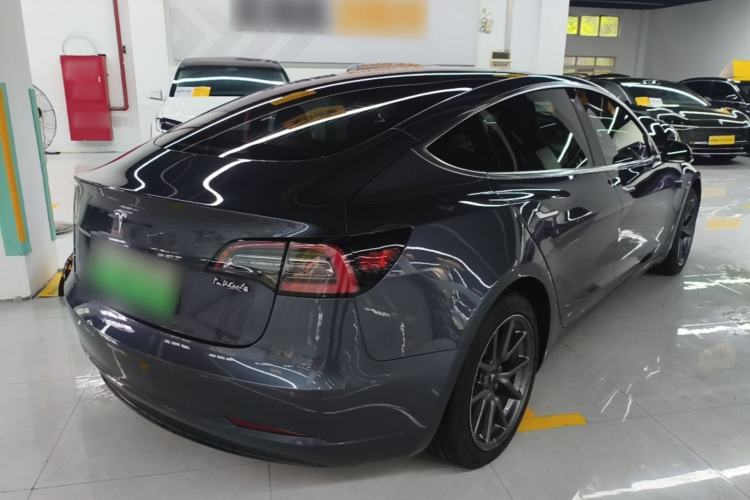 Used Tesla Model 3 2019 Long-Range Rear-Wheel-Drive Version Rear Right 45 Deg