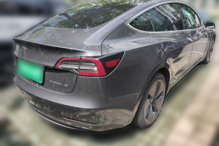 Used Tesla Model 3 2019 Standard Range Rear-Drive Upgraded Version Rear Right 45 Deg
