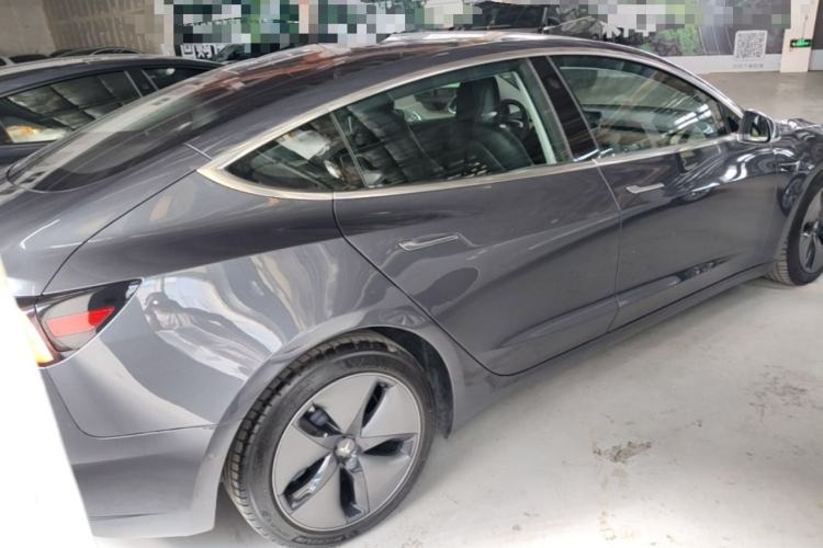 Used Tesla Model 3 2019 Long-Range All-Wheel-Drive Version Rear Right 45 Deg