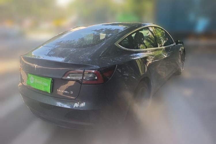 Used Tesla Model 3 2019 Standard Range Rear-Drive Upgraded Version Rear Right 45 Deg