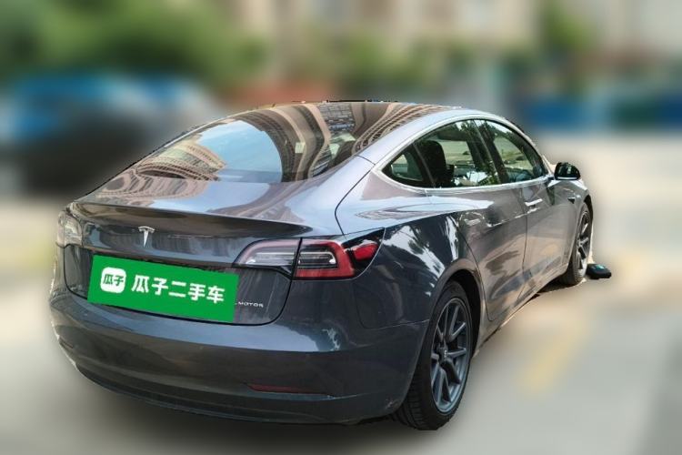 Used Tesla Model 3 2019 Long-Range All-Wheel-Drive Version Rear Right 45 Deg