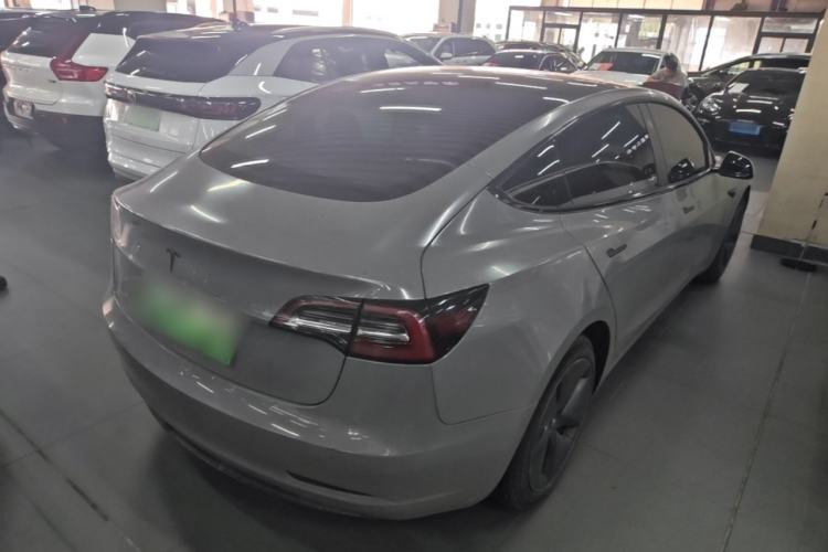 Used Tesla Model 3 2019 Standard Range Rear-Drive Upgraded Version Rear Right 45 Deg