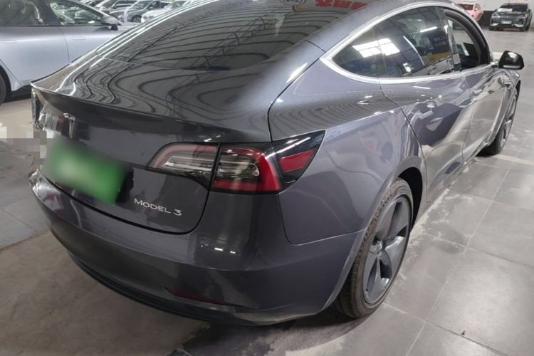 Used Tesla Model 3 2019 Standard Range Rear-Drive Upgraded Version Rear Right 45 Deg